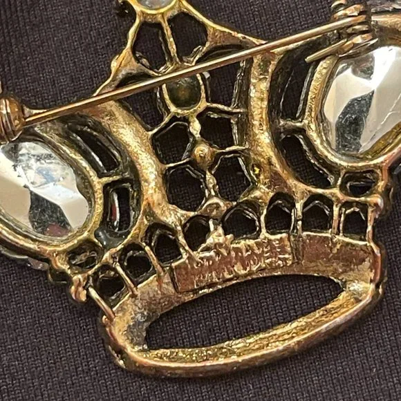 Vintage Crown Brooch - Picture 5 of 6